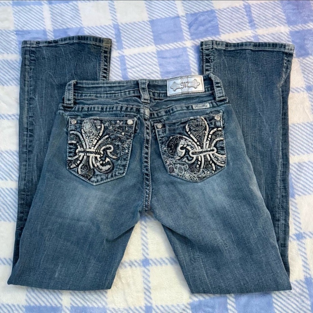 Vintage Miss Me Jeans with Embellished Pockets